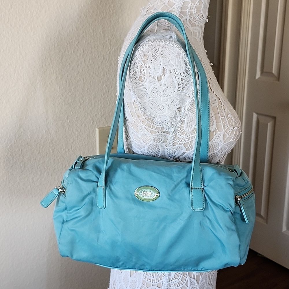 Franco‎ Sarto Barrel Canvas and Leather Gorpcore Bag